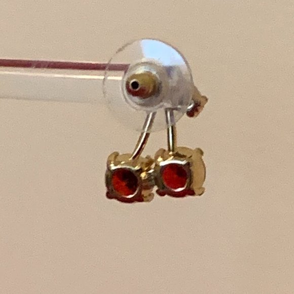 NWOT Authentic Kate Spade Captivatingly Charming Ma Cherie' Cherry Crystal Studs - Picture 8 of 9